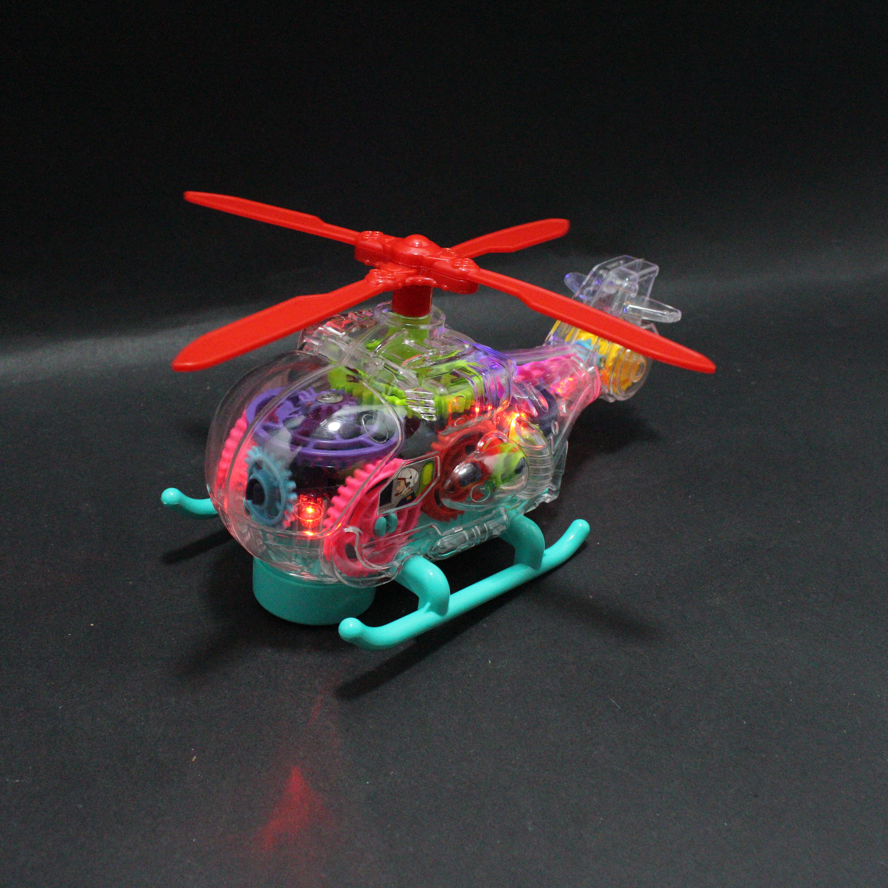 Miniatura 2 de Helicoptero con luz y sonido transparen