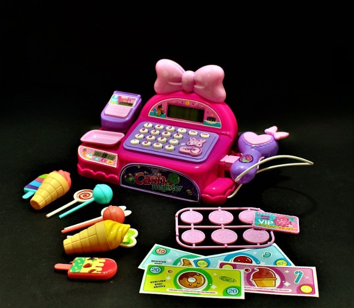 Caja registradora de juguete heladeria