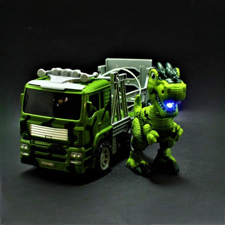 Miniatura 2 de Camion con Dinosaurio de luz y sonido
