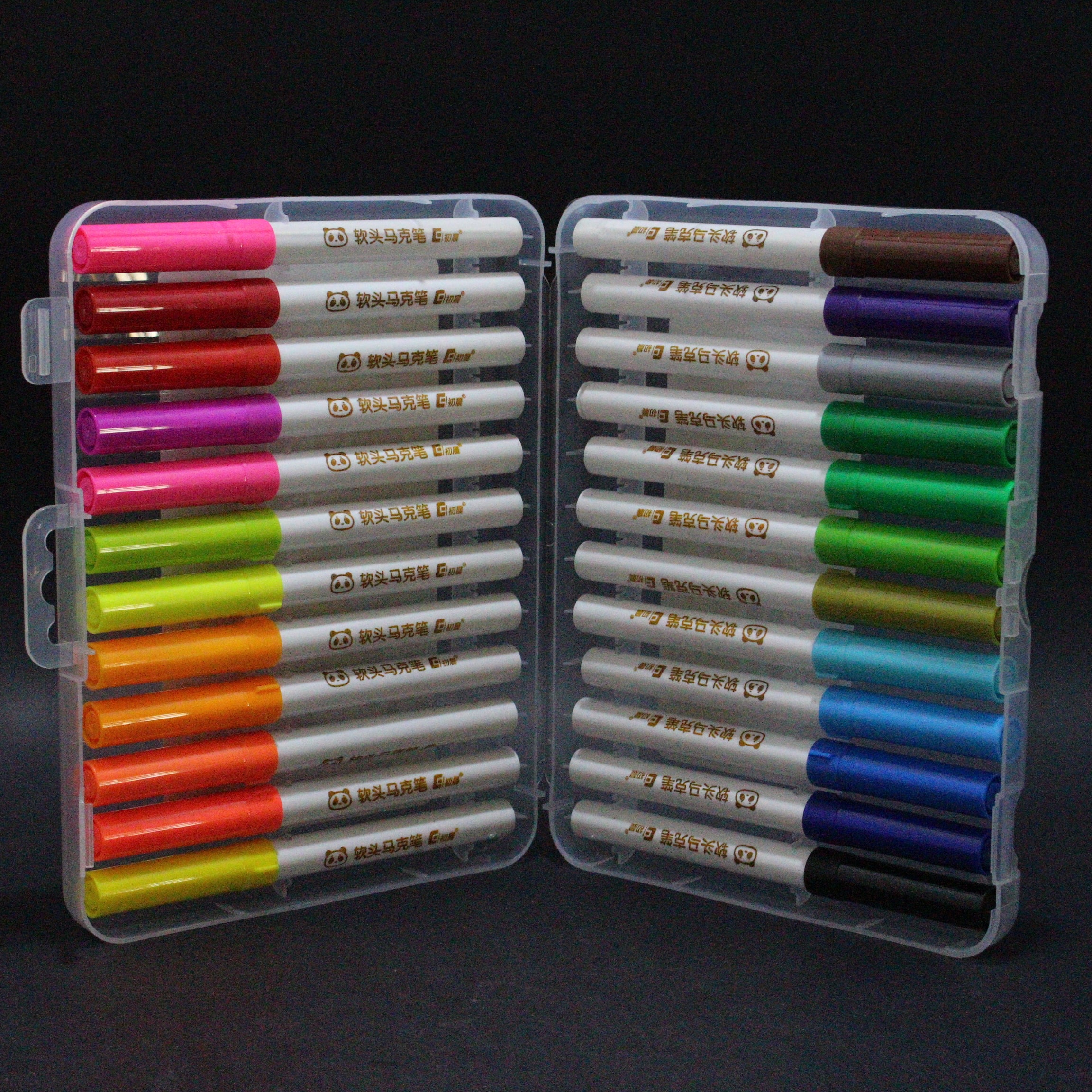 Plumones marcadores x24 colores surtido