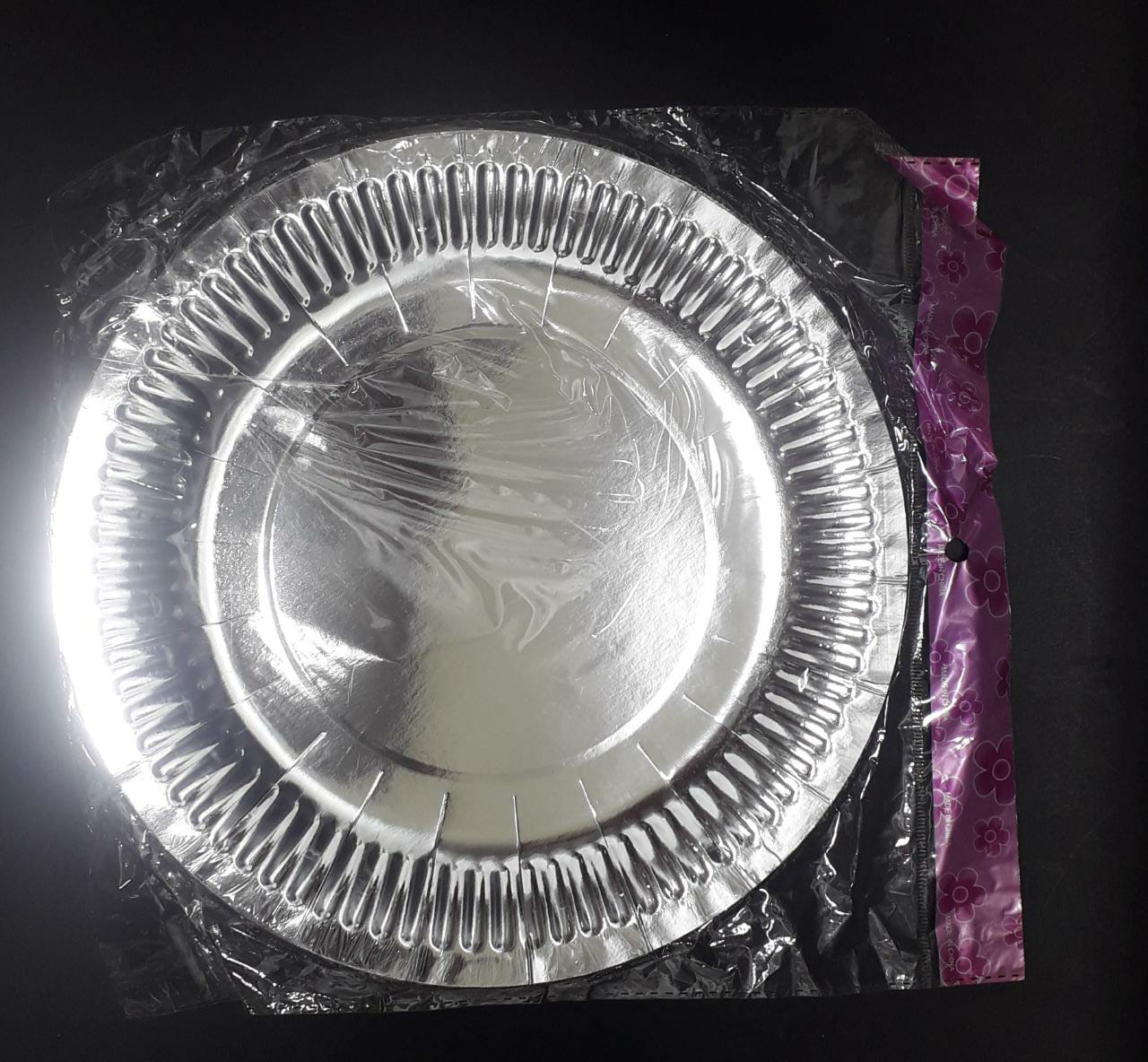 PLATO PLATEADO 23CM