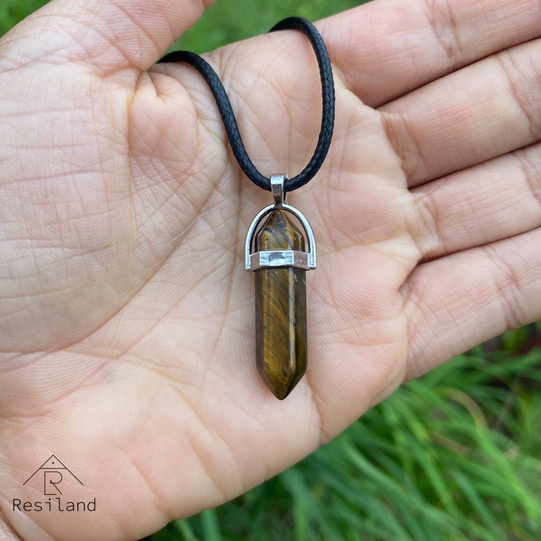 Miniatura 2 de Colgante Piedra de Ojo de Tigre