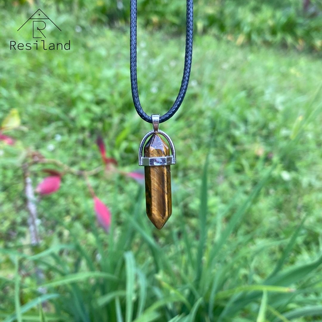 Miniatura 3 de Colgante Piedra de Ojo de Tigre