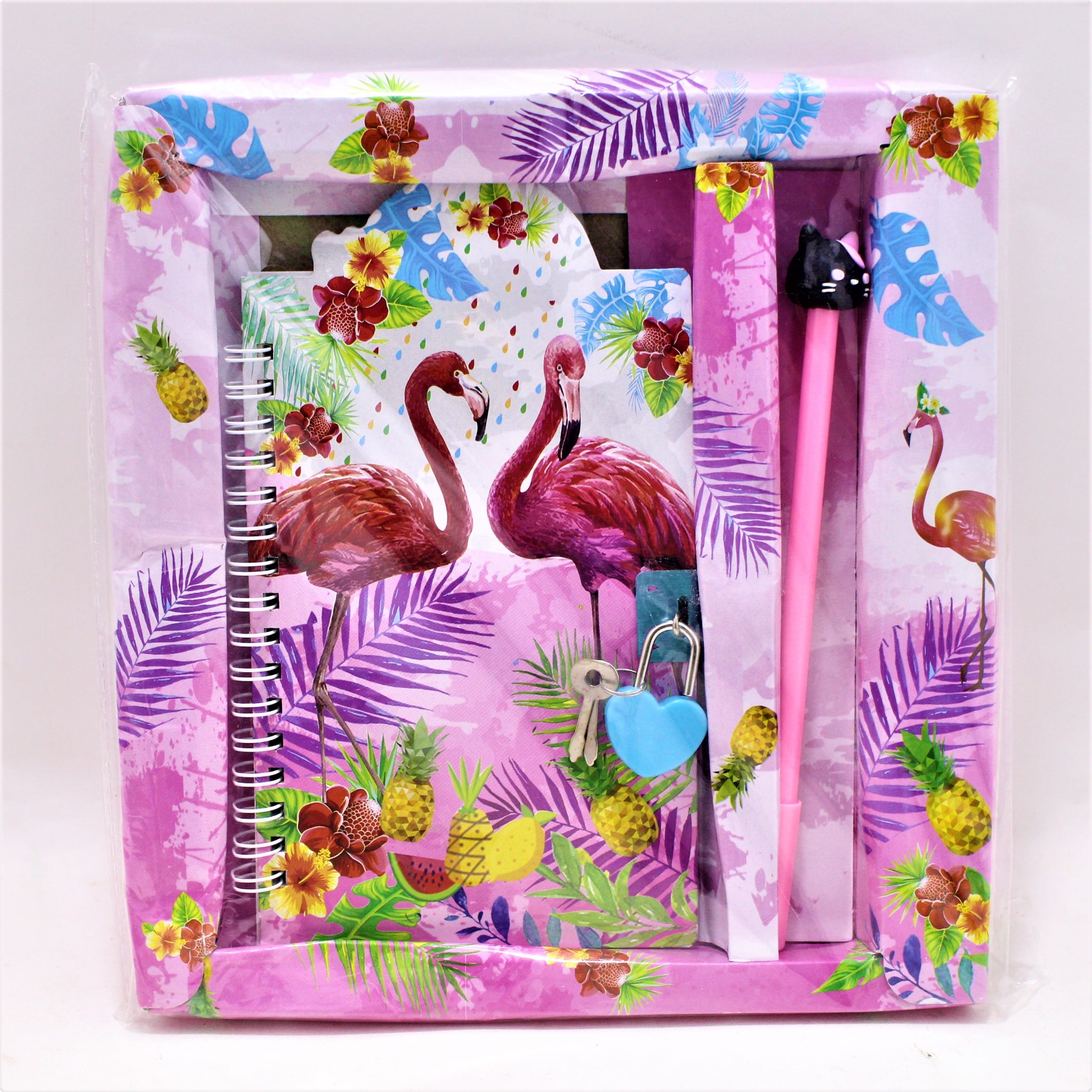 Diario estampado flamenco 10x13cm