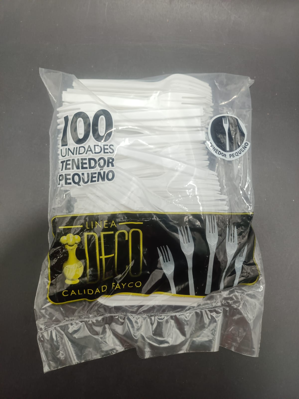 Tenedor dulcero x100