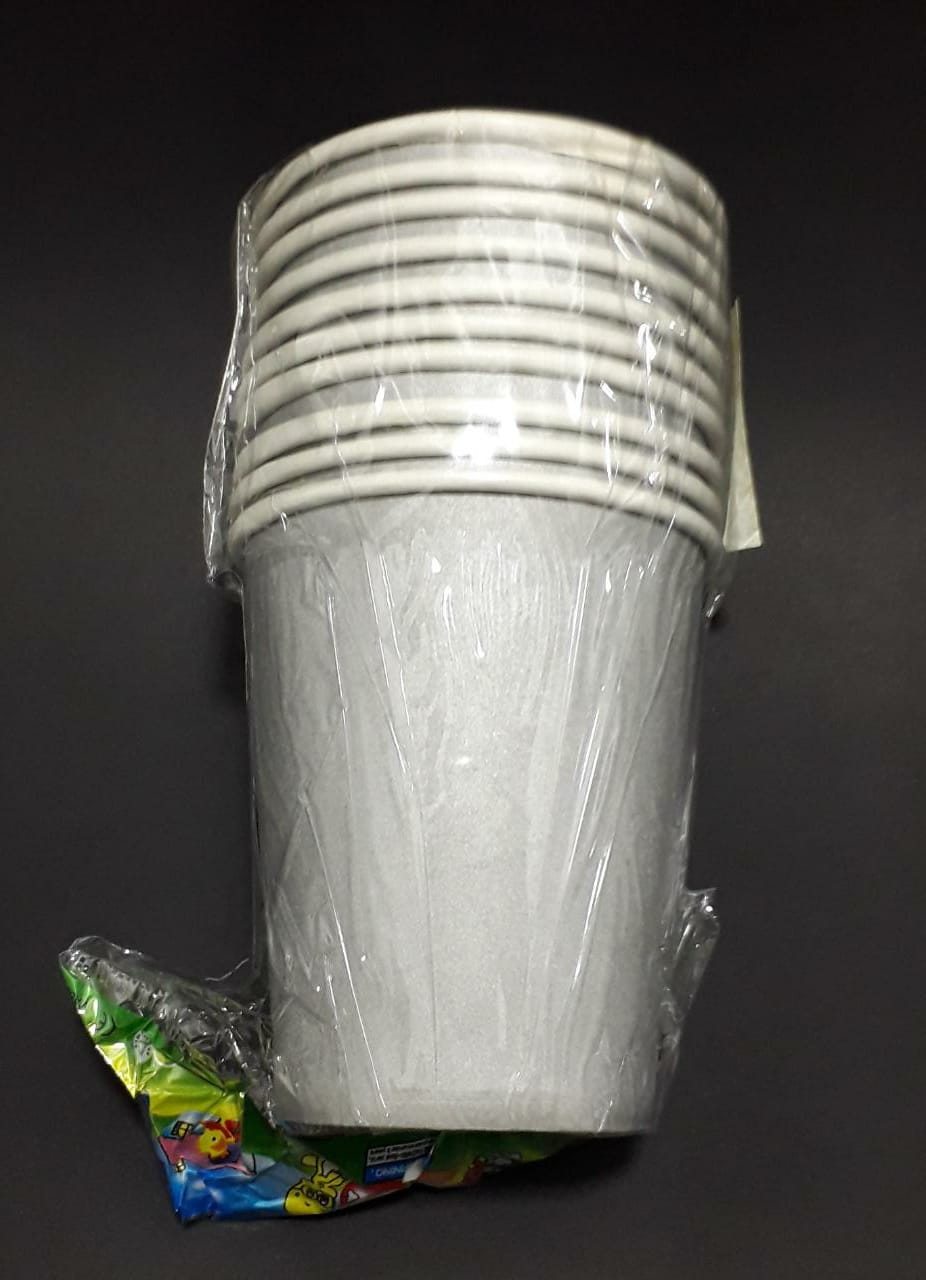 VASO PLATEADO MATE EN BOLSA  x 10  7 ON