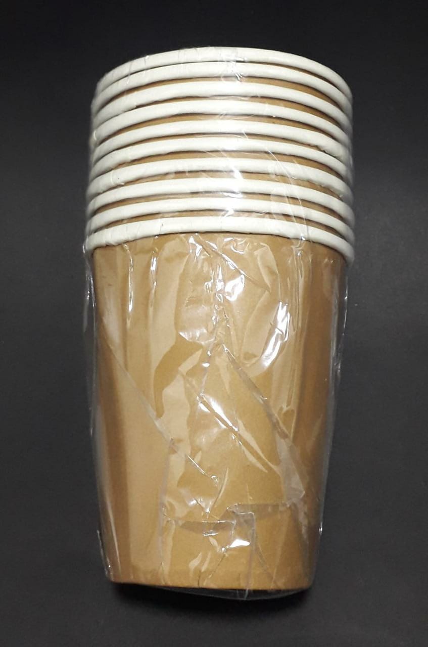 VASO DORADO MATE   x 10  7 ONZ