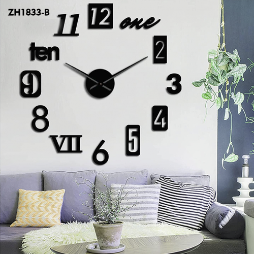 RP-ZH1833-B RELOJ ANÁLOGO ADHESIVO 3D
