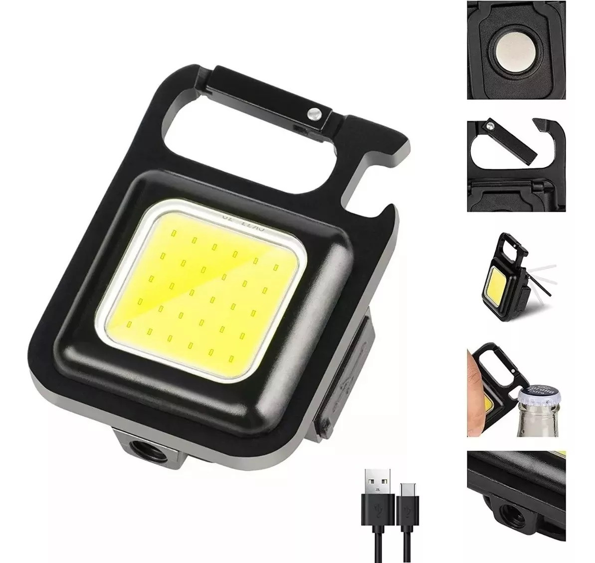 Miniatura 10 de Llavero Linterna Led, Recargable