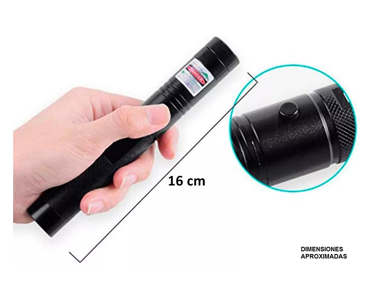 Miniatura 3 de Puntero Laser Verde Largo Alcance