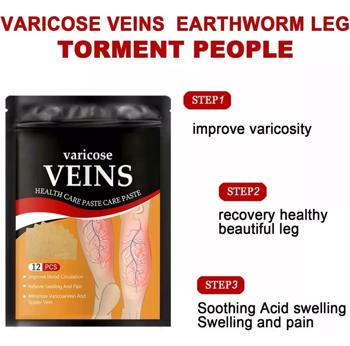 Parche varicose Veins para vena varice