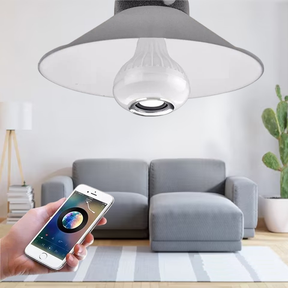 Miniatura 2 de Bombillo parlante bluetooth luces multic