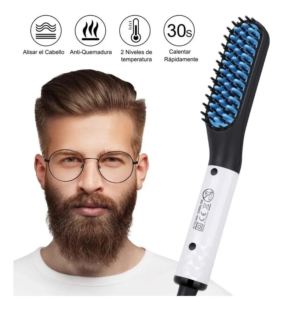 Miniatura 6 de Plancha de hombre para barba y cabello
