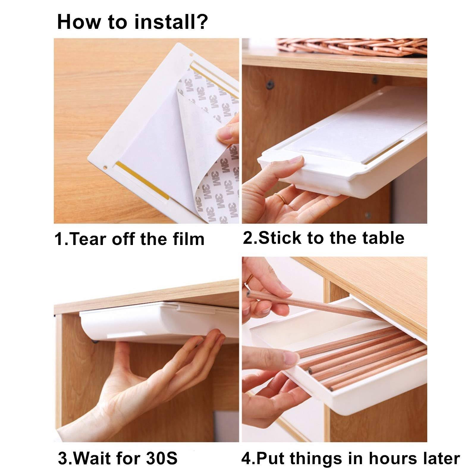 Cajon Gaveta Organizadora mesa oculta