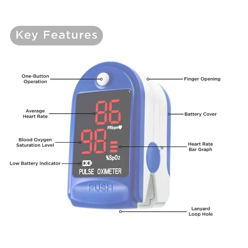 Miniatura 2 de Oxímetro de pulso para uso casero