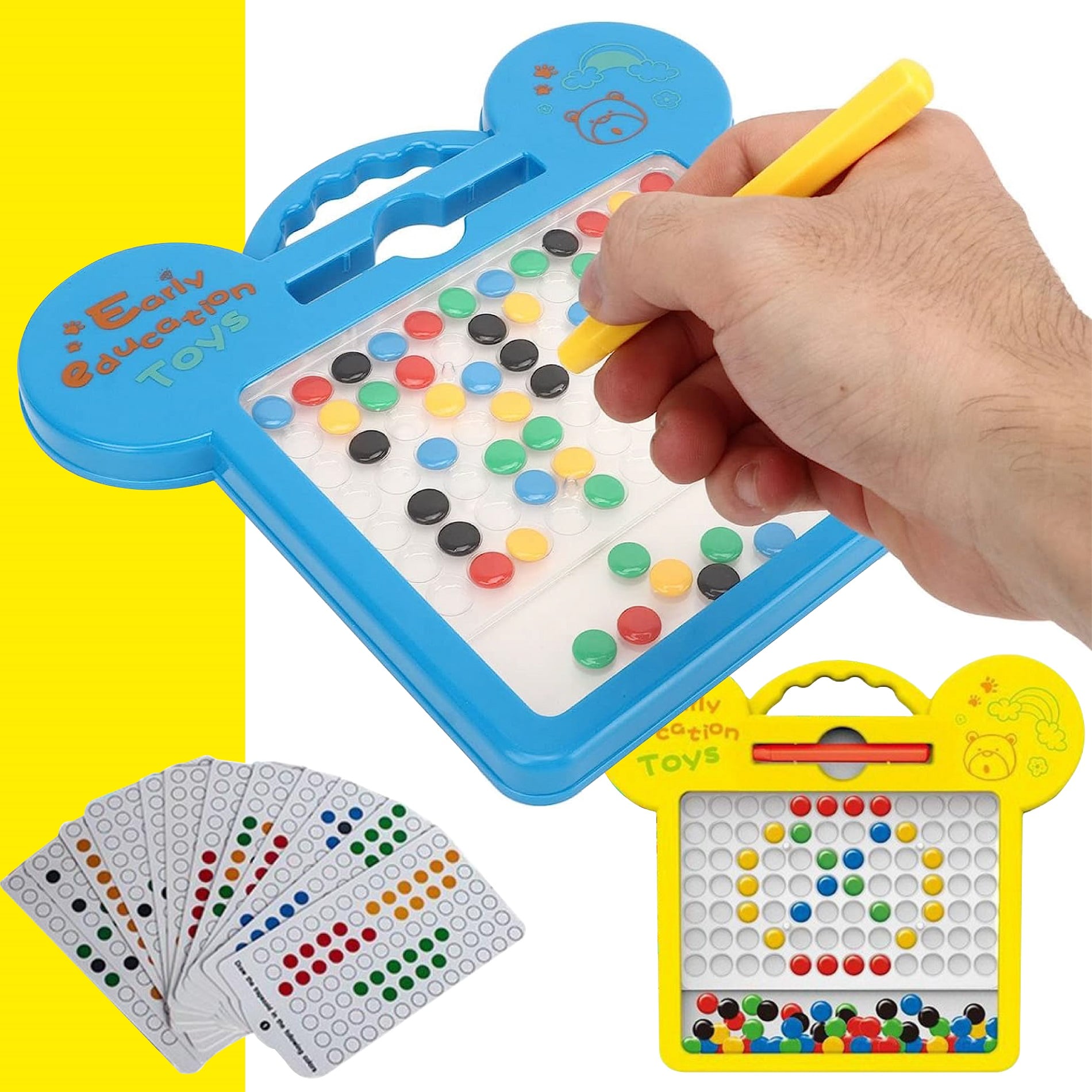 Juego Tablero De Dibujo Fichas Magnetica