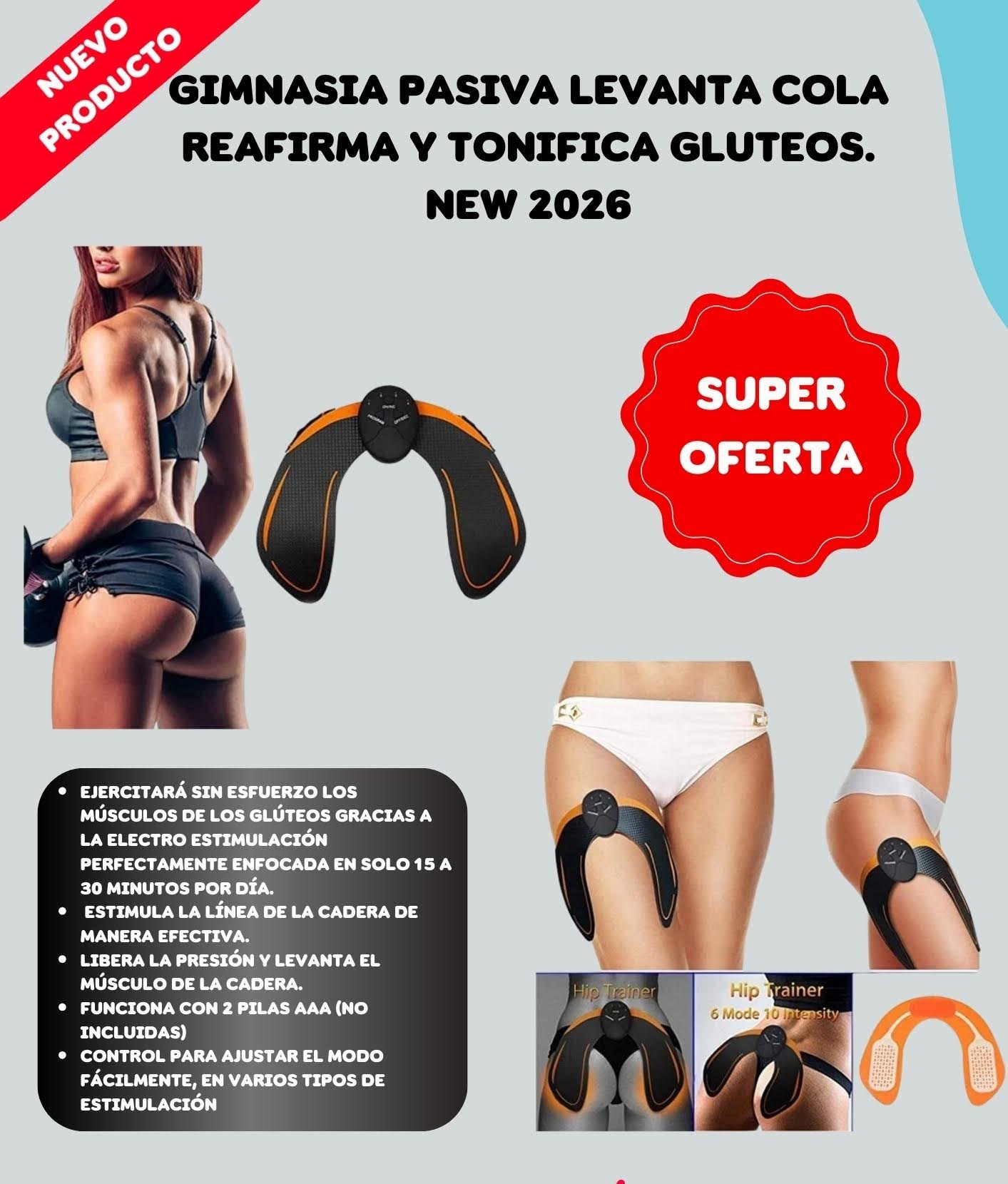 Gimnasia Pasiva Smart Fitness Gluteos