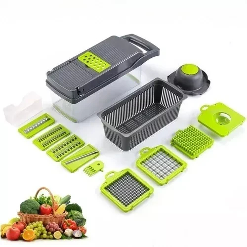 Miniatura 5 de Rebanador De Verduras 14 Piezas Premium