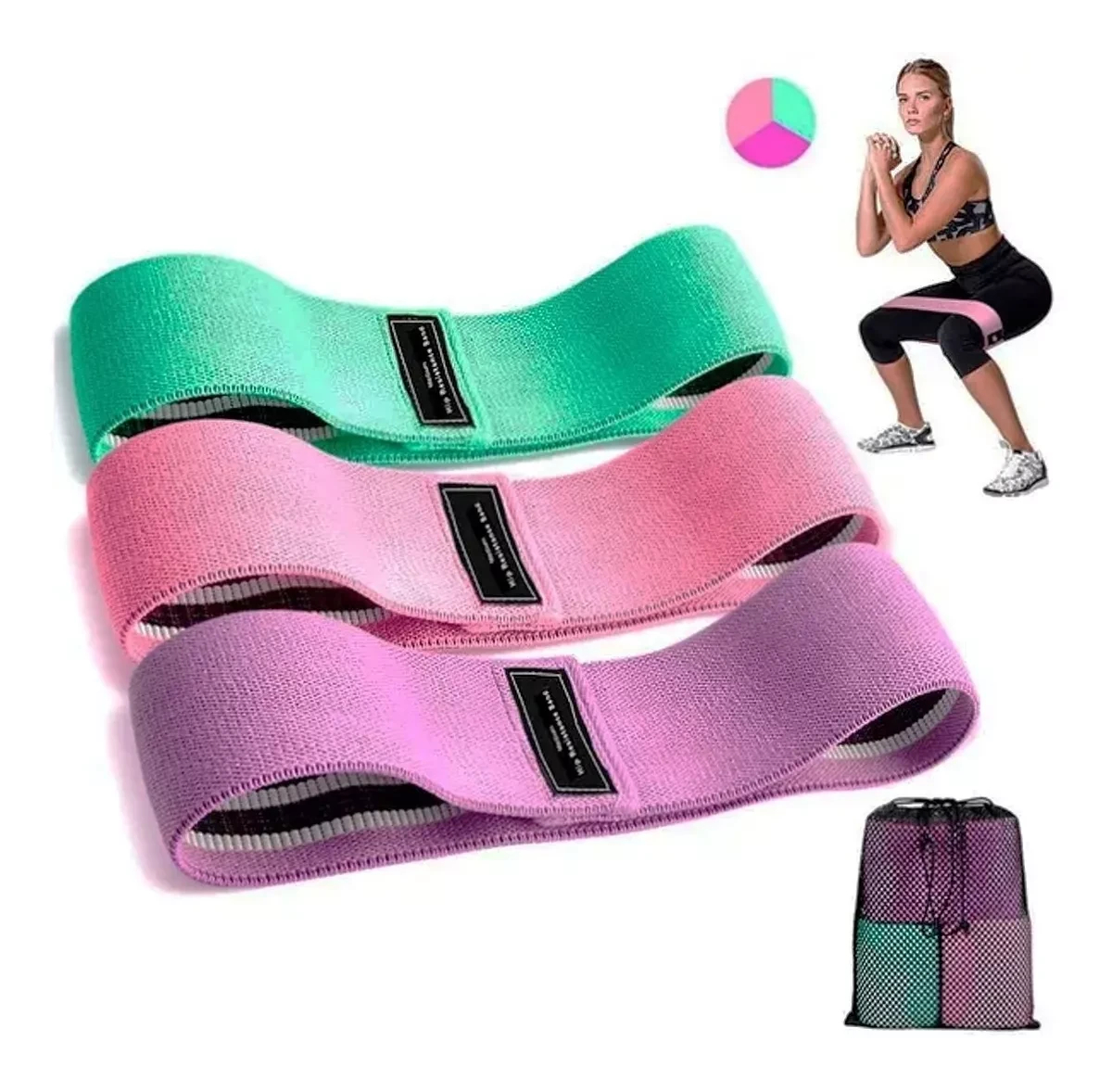 Miniatura 4 de Bandas Elásticas De Resistencia Para Eje