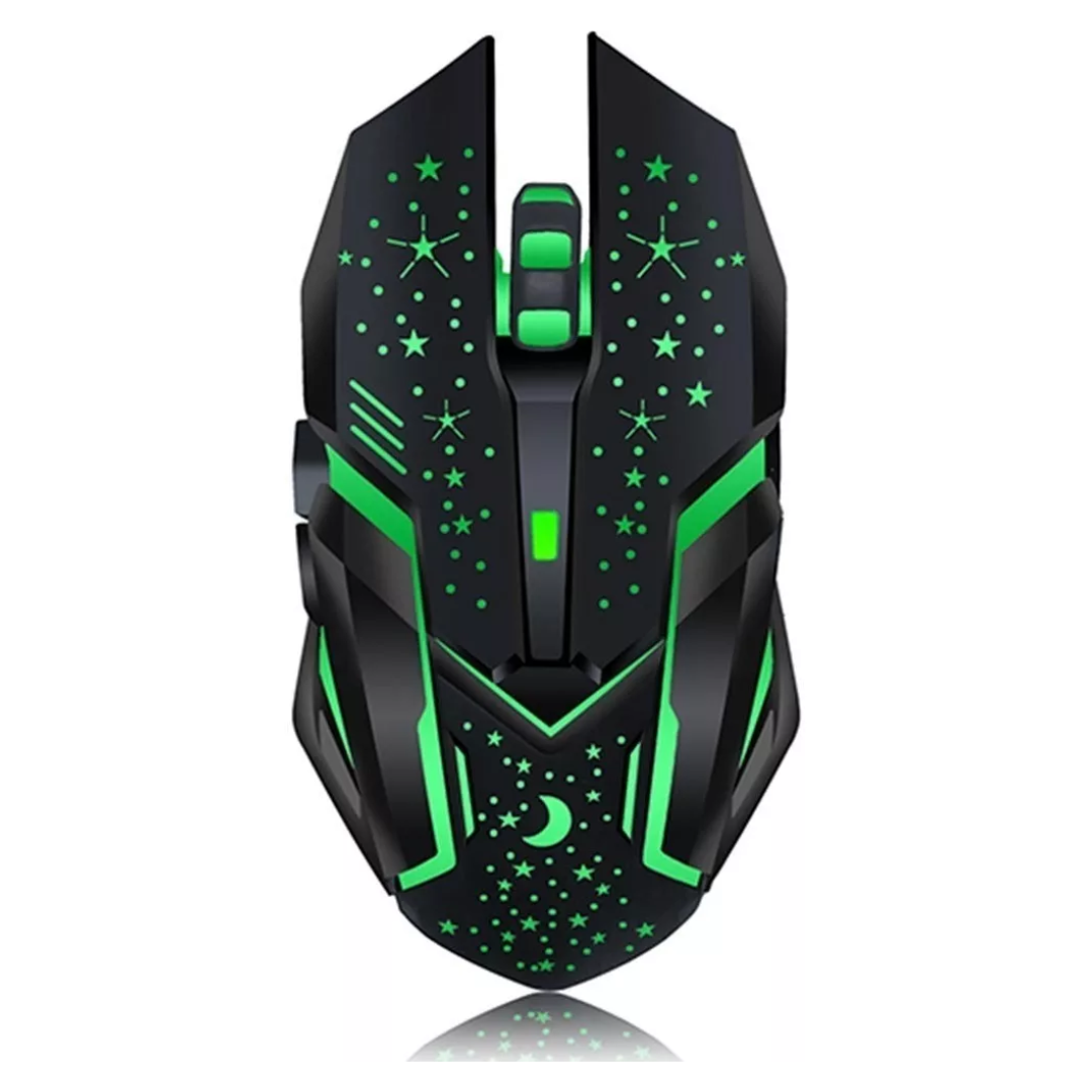 Miniatura 2 de Mouse Gamer Inalámbrico Óptico 6 Botones