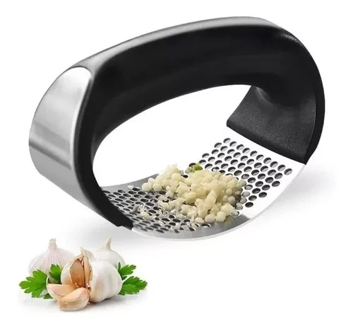 Miniatura 5 de Triturador Rayador Ajos Acero