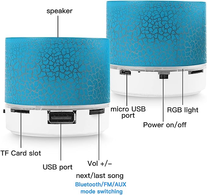 Mini parlante  portatil con base antide