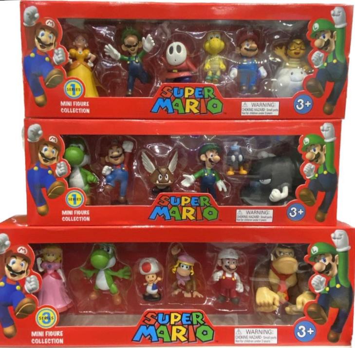 Mini colección Super Mario x 6 und