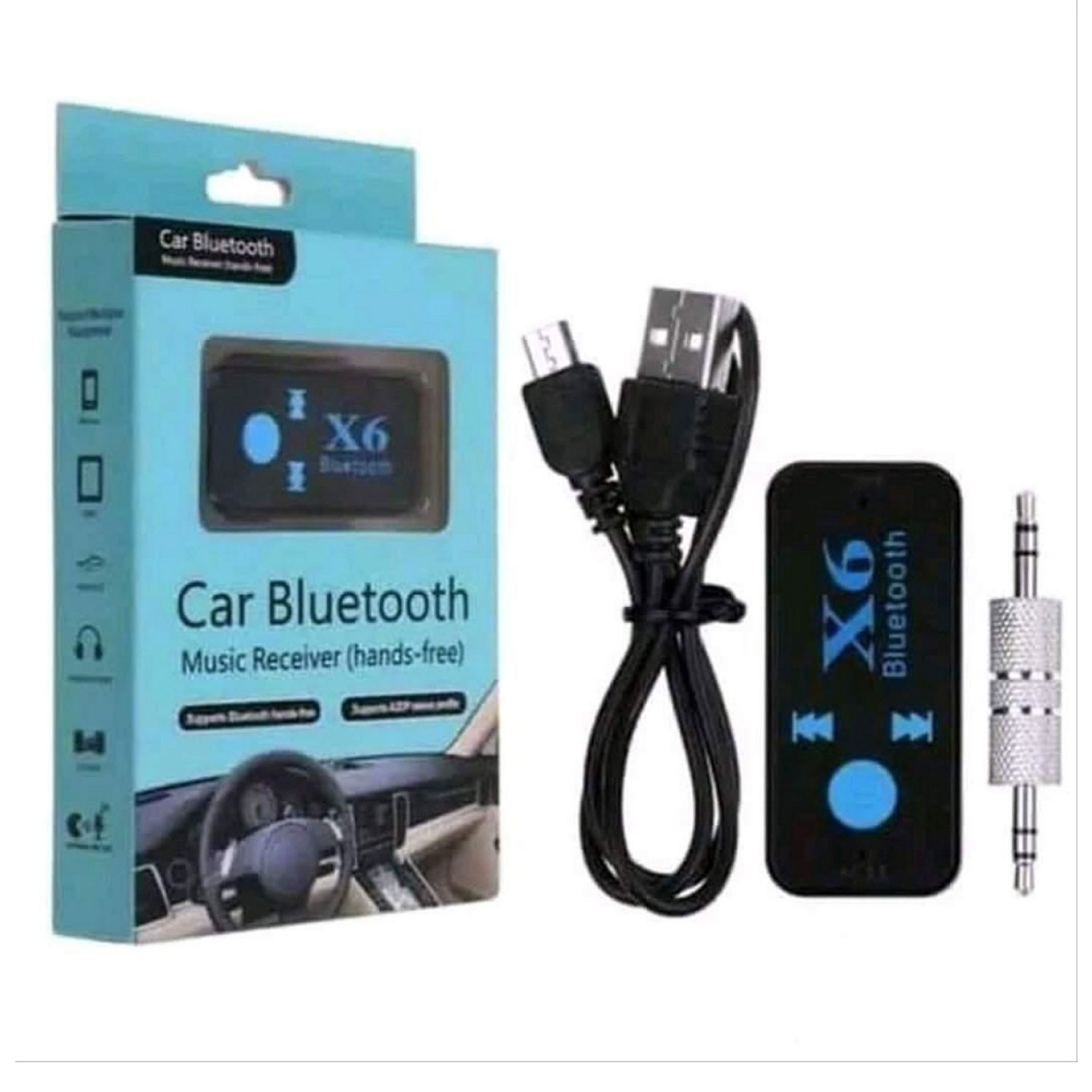 Miniatura 2 de Car bluetooth receptor con SD llamadas