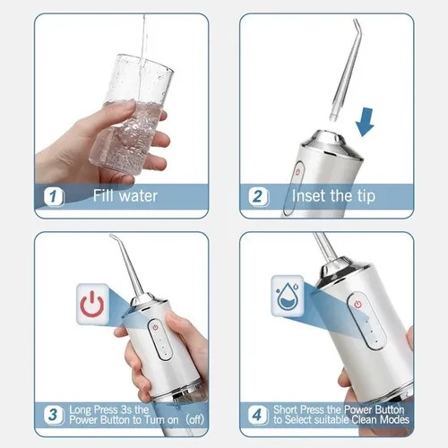 Miniatura 4 de Irrigador Bucal Oral Recargable combox2