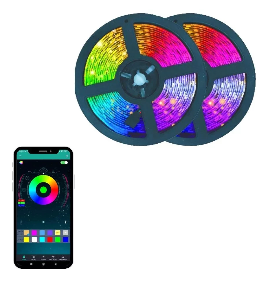 Cinta led RGB USB con Bluetooth  - Cambi