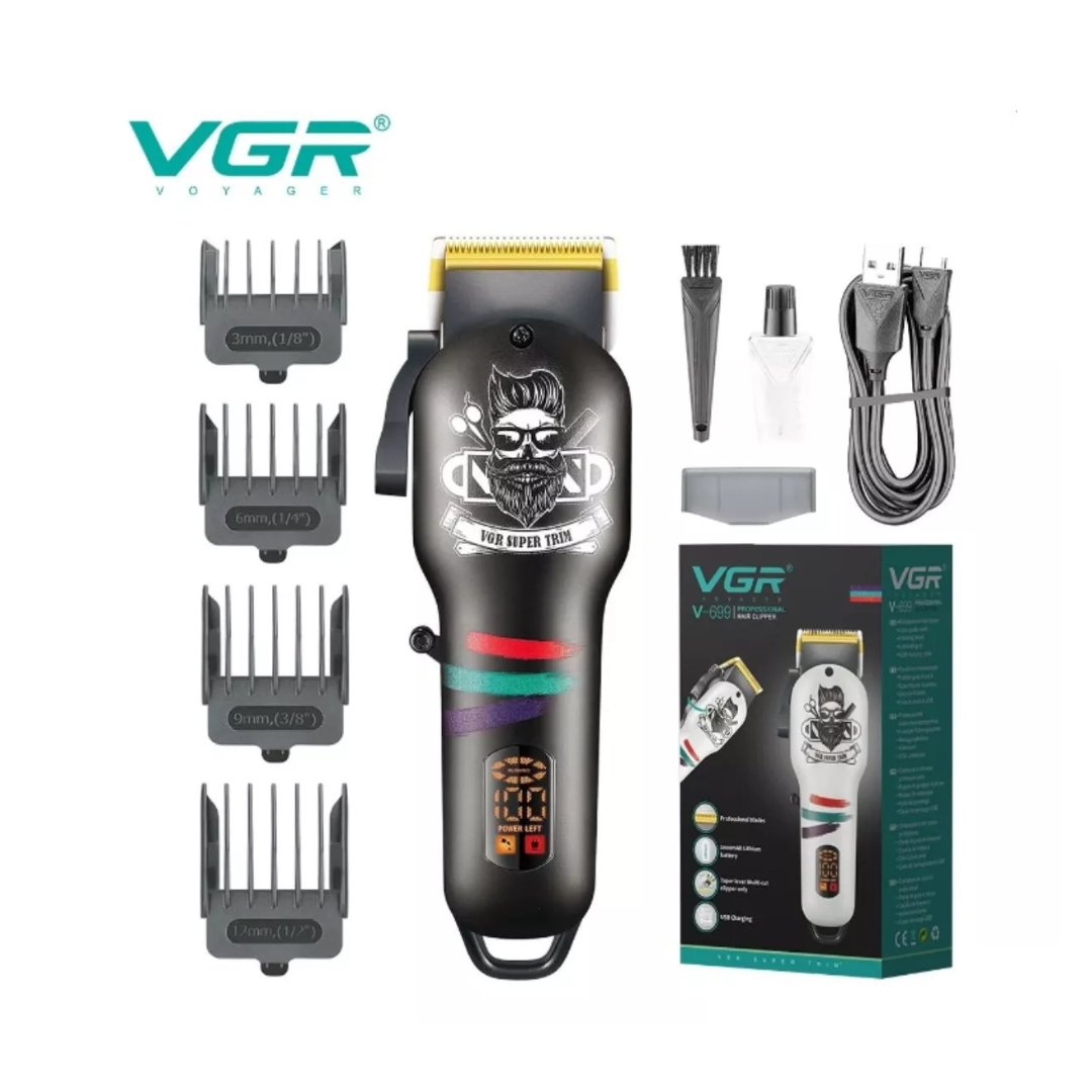 Vista 3 de Vgr Cortapelos Profesional Negro Blanco