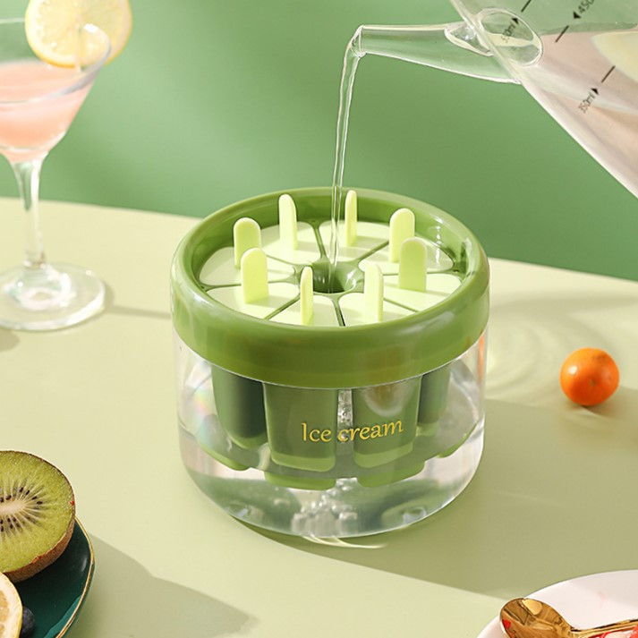 Miniatura 5 de Moldes 8 puestos para paletas de helados