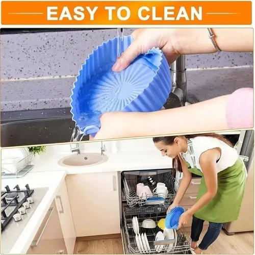 Miniatura 3 de KIT X6 Protector Silicona Molde Freidor