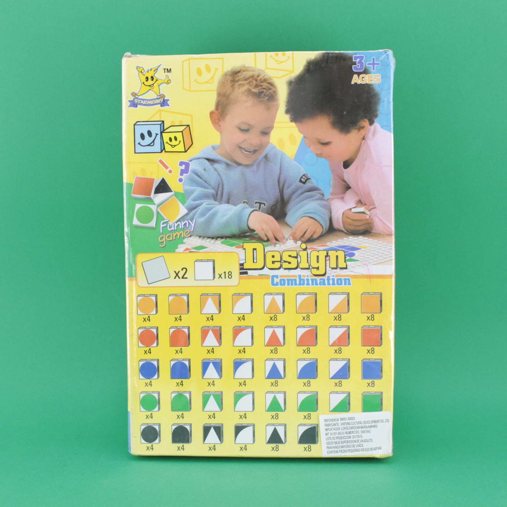 Juego de mesa didáctico design combinat