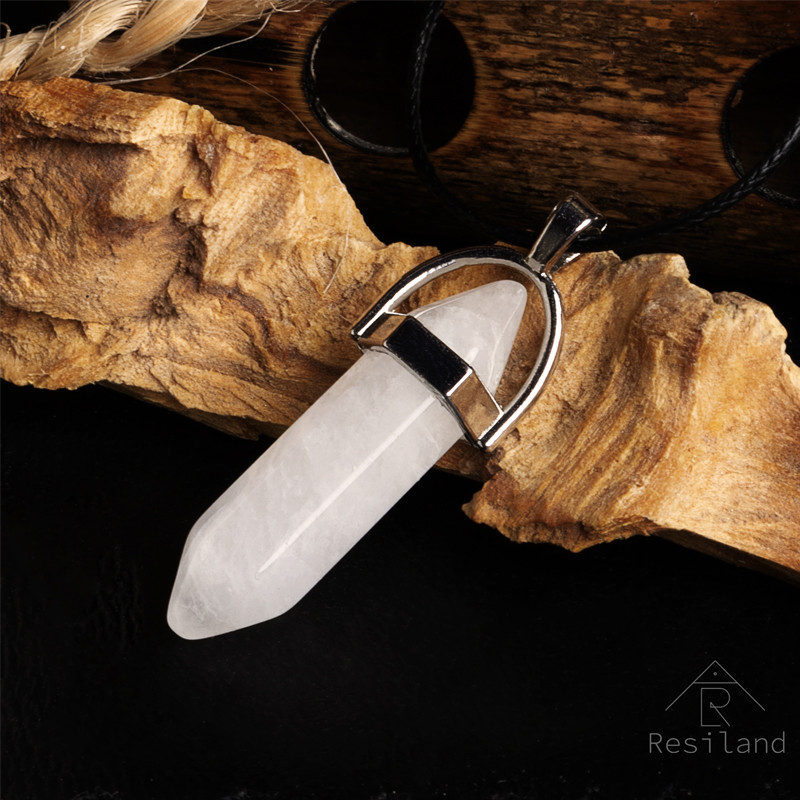 Colgante de Cuarzo Blanco