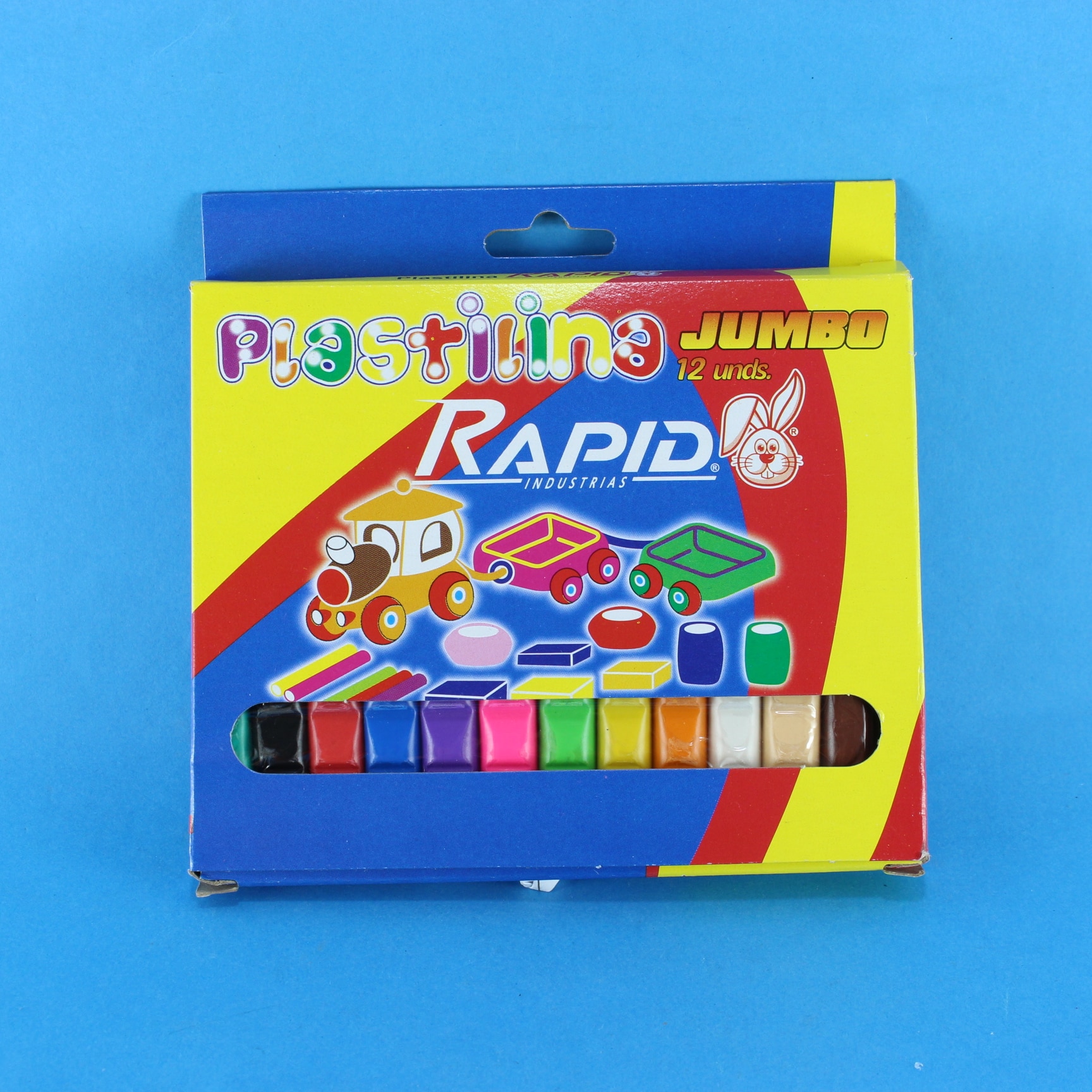 PLASTILINA RAPID YUMBO X 12 COLORES
