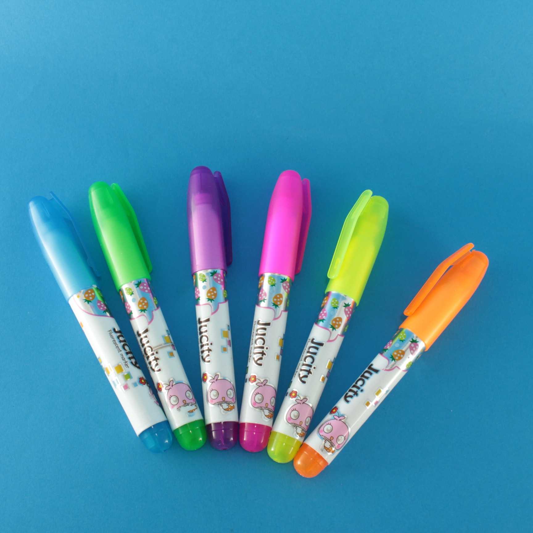 Resaltador infantil fluorescente x unid