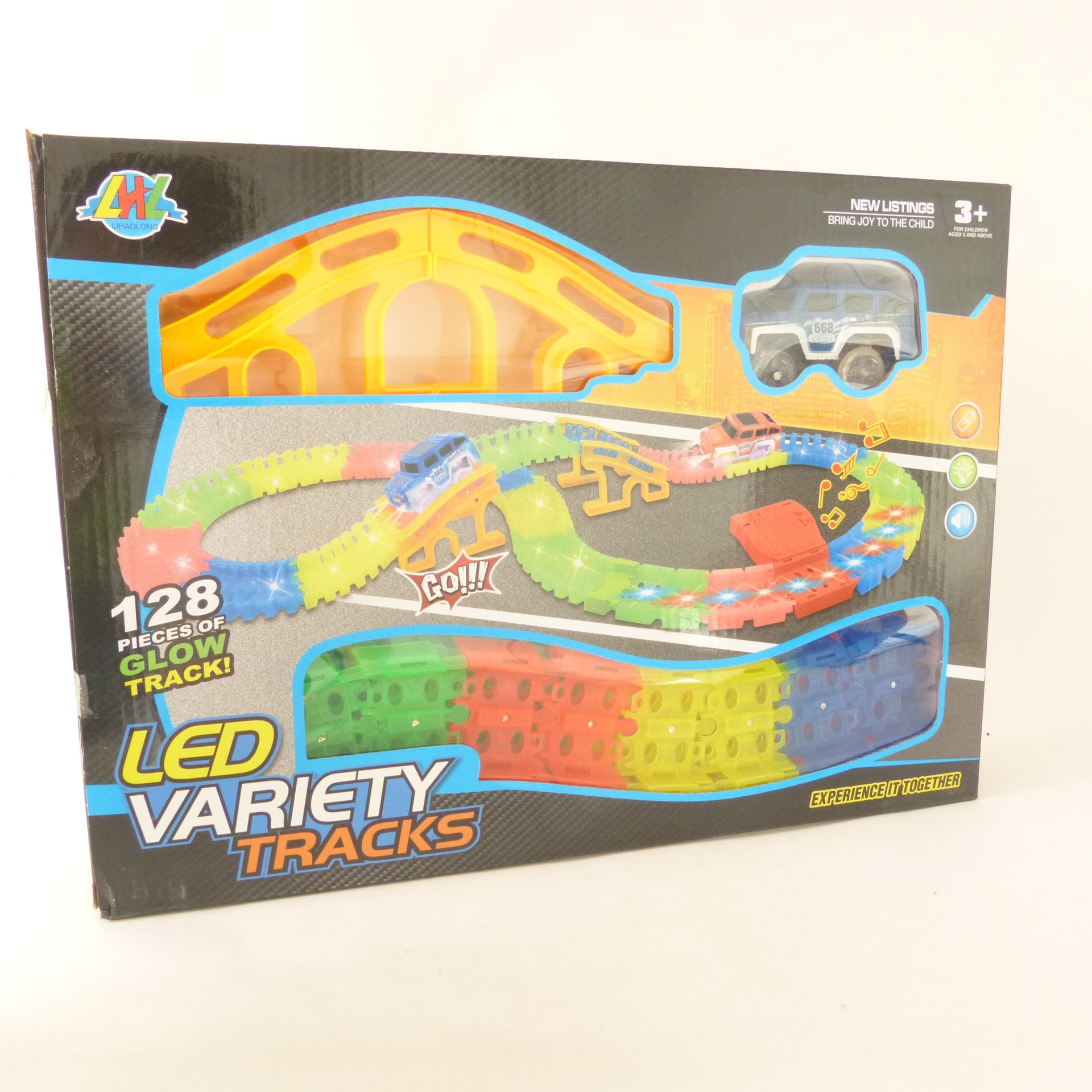 Miniatura 3 de Pista de coches led x 128 piezas variet