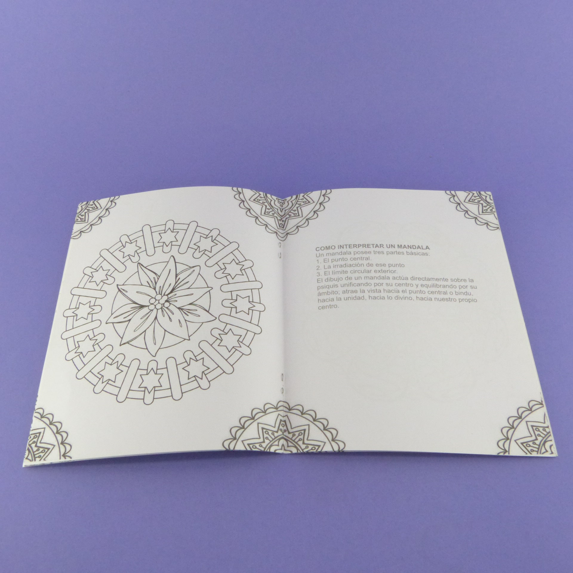 Cartilla pintando mandalas