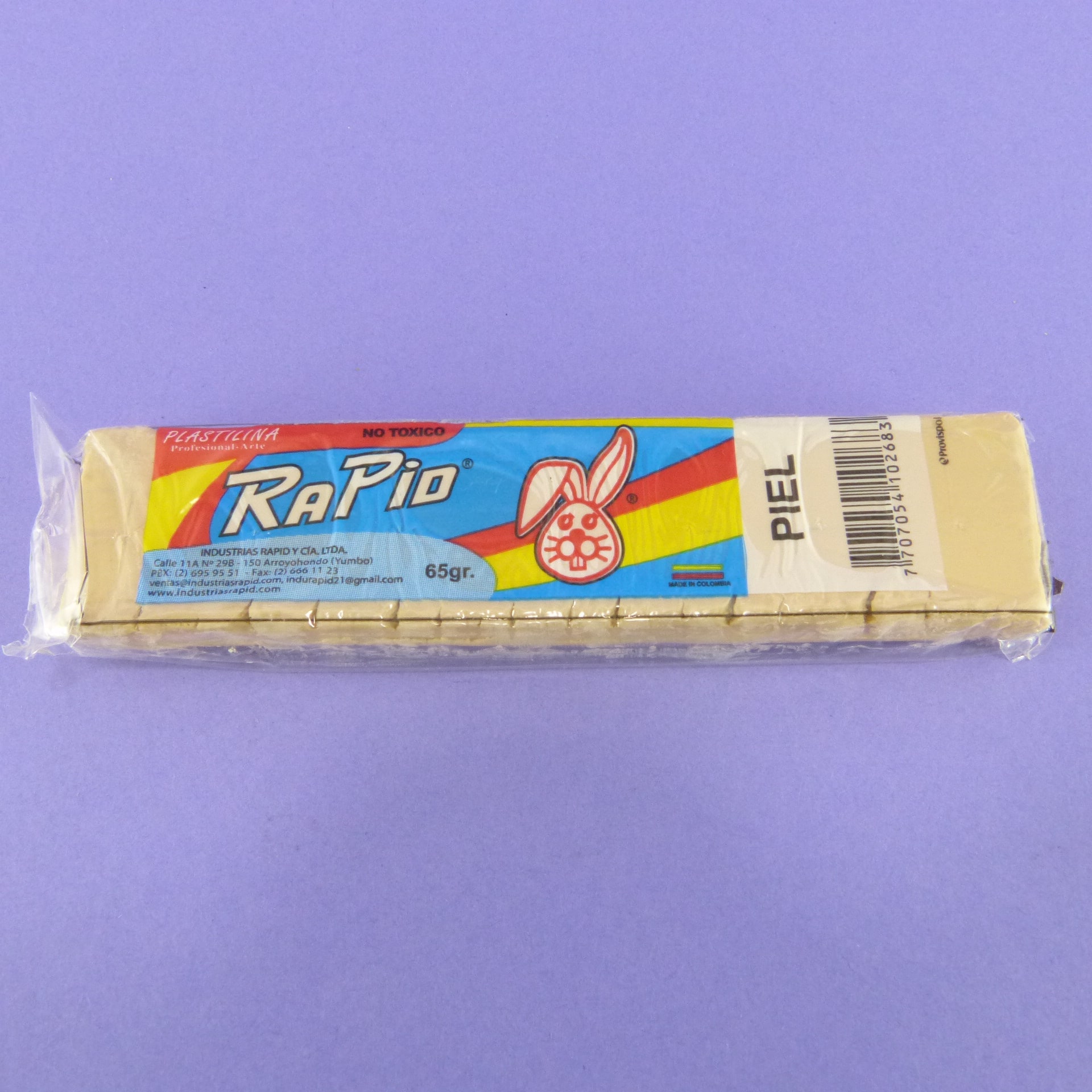 Plastilina rapid 65 gr salmón claro