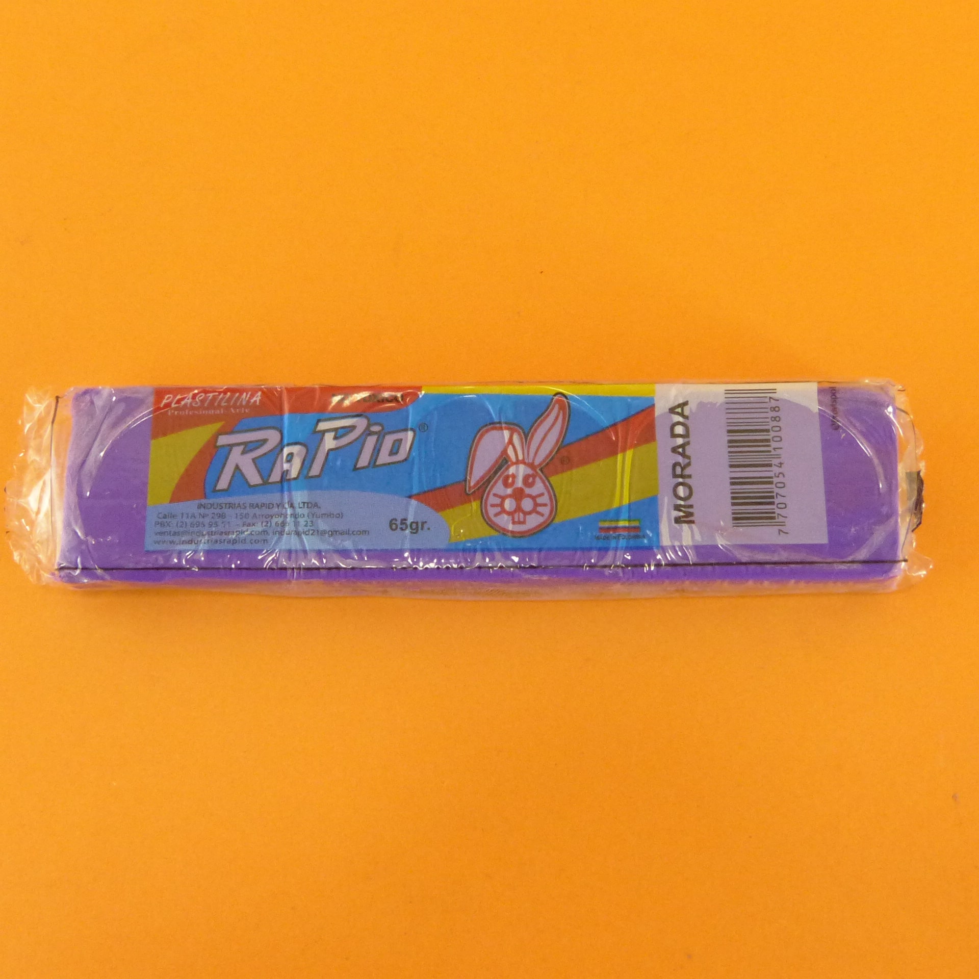 Plastilina rapid 65 gr morada