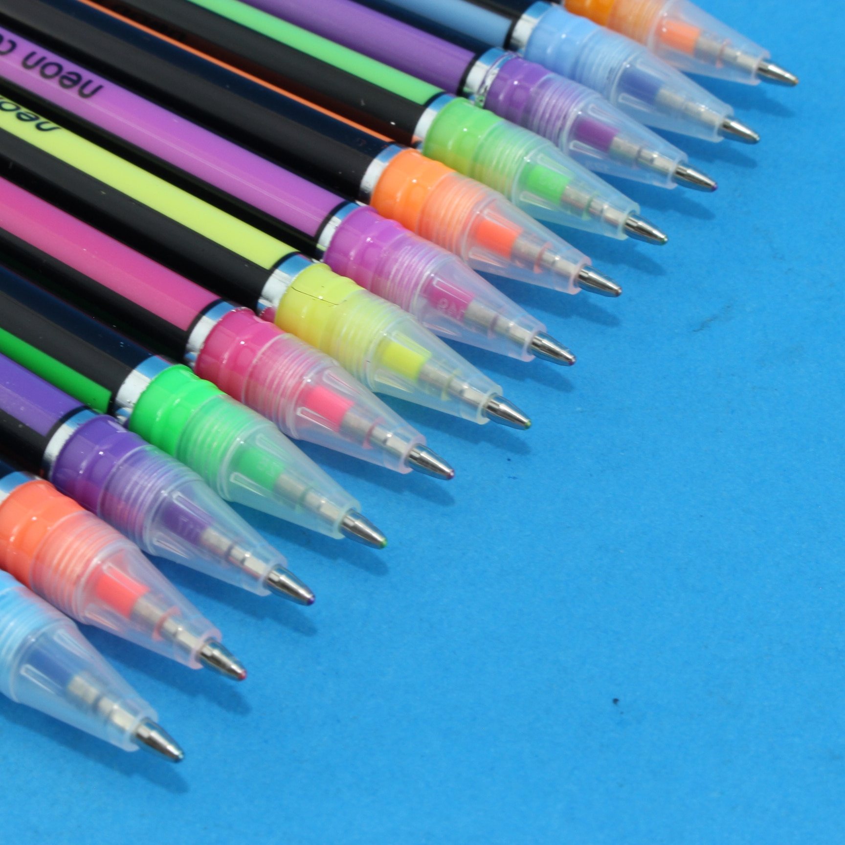 Lapicero colores fluorescentes x 12