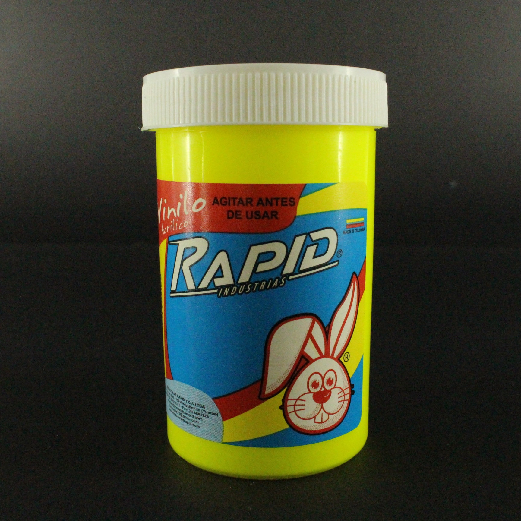 VINILO AMARILLO FLUORESENTE X120CC RAPI