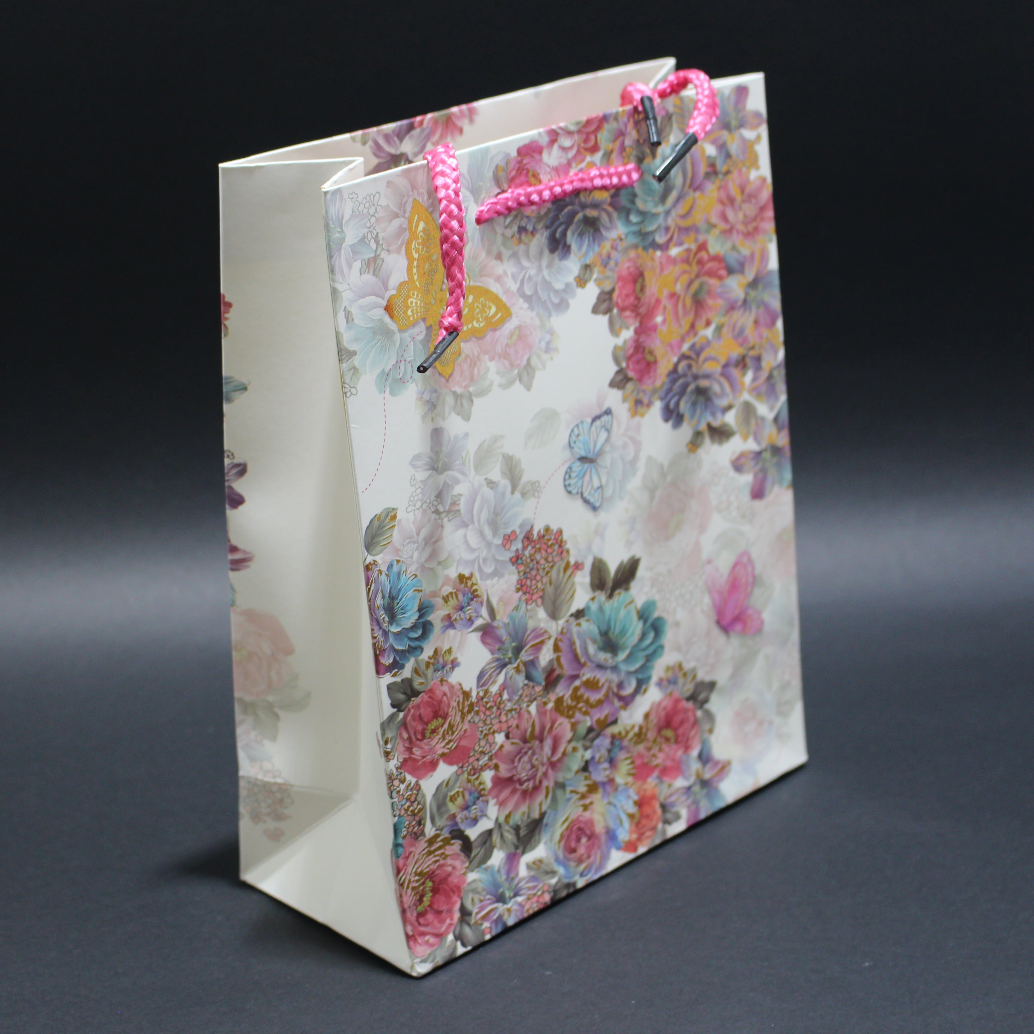 Bolsa para regalo pequeña flores