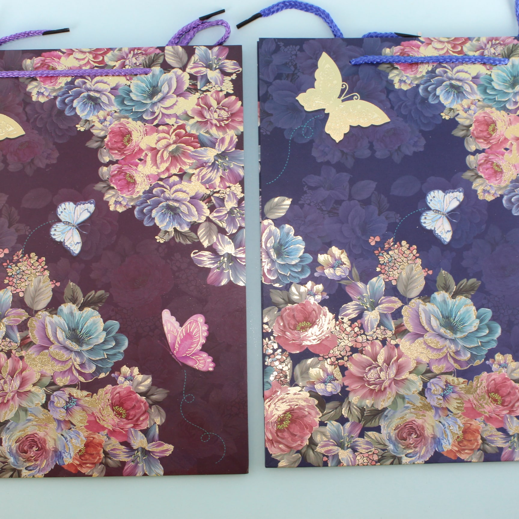 Miniatura 2 de Bolsa de regalo mediana  motivo flores