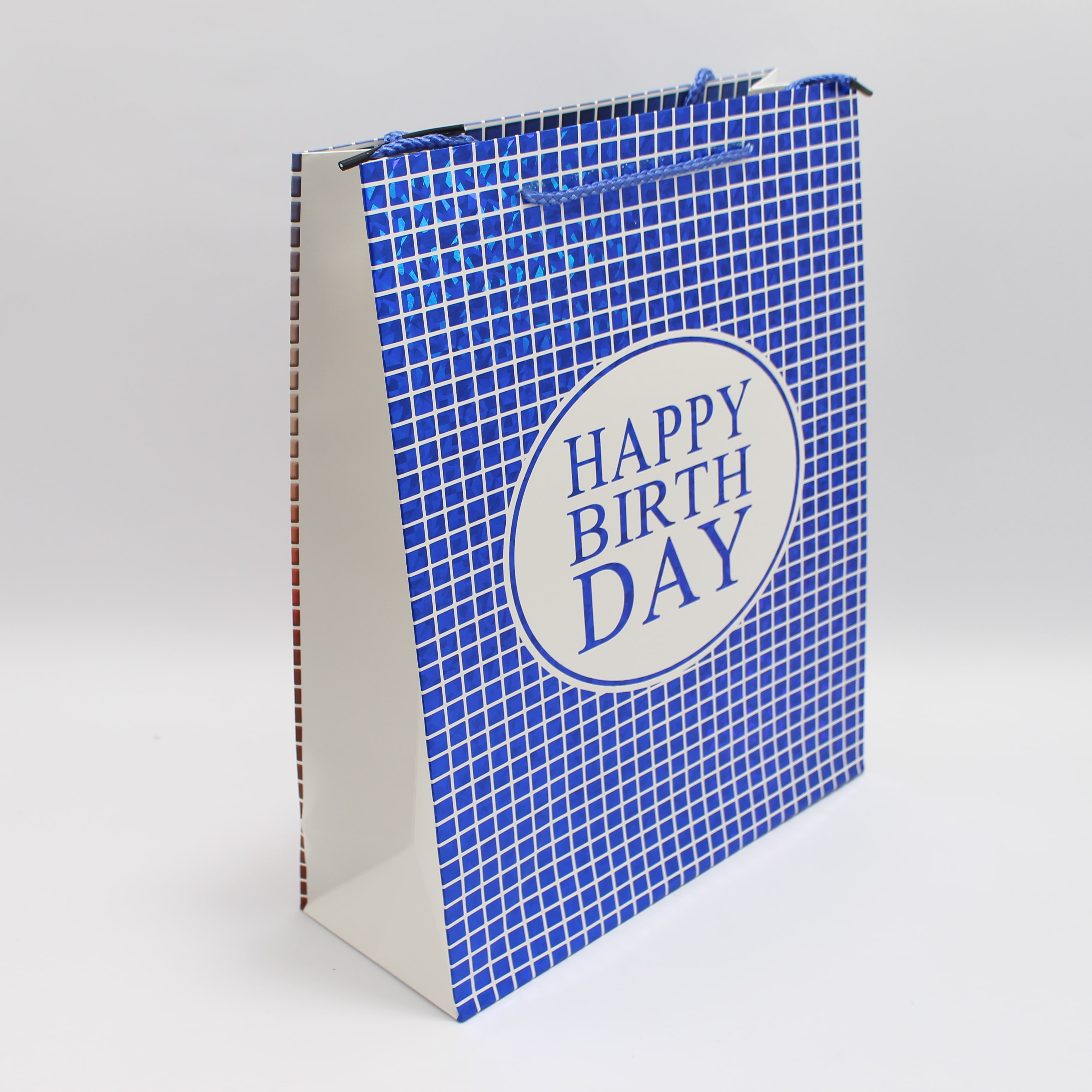 Miniatura 2 de Bolsa de regalo mediana metalizada happ