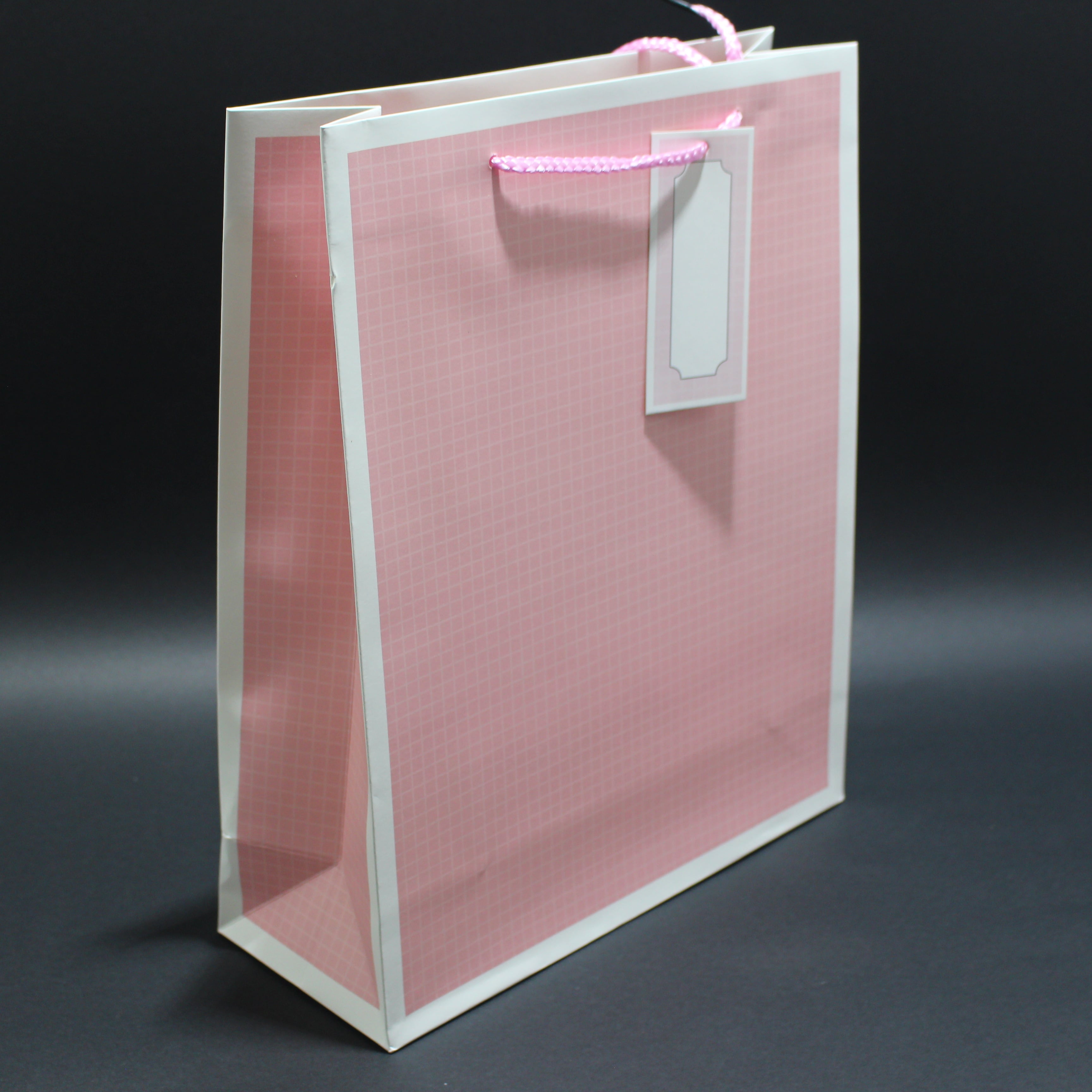 Bolsa para regalo cuadros y rayas  past