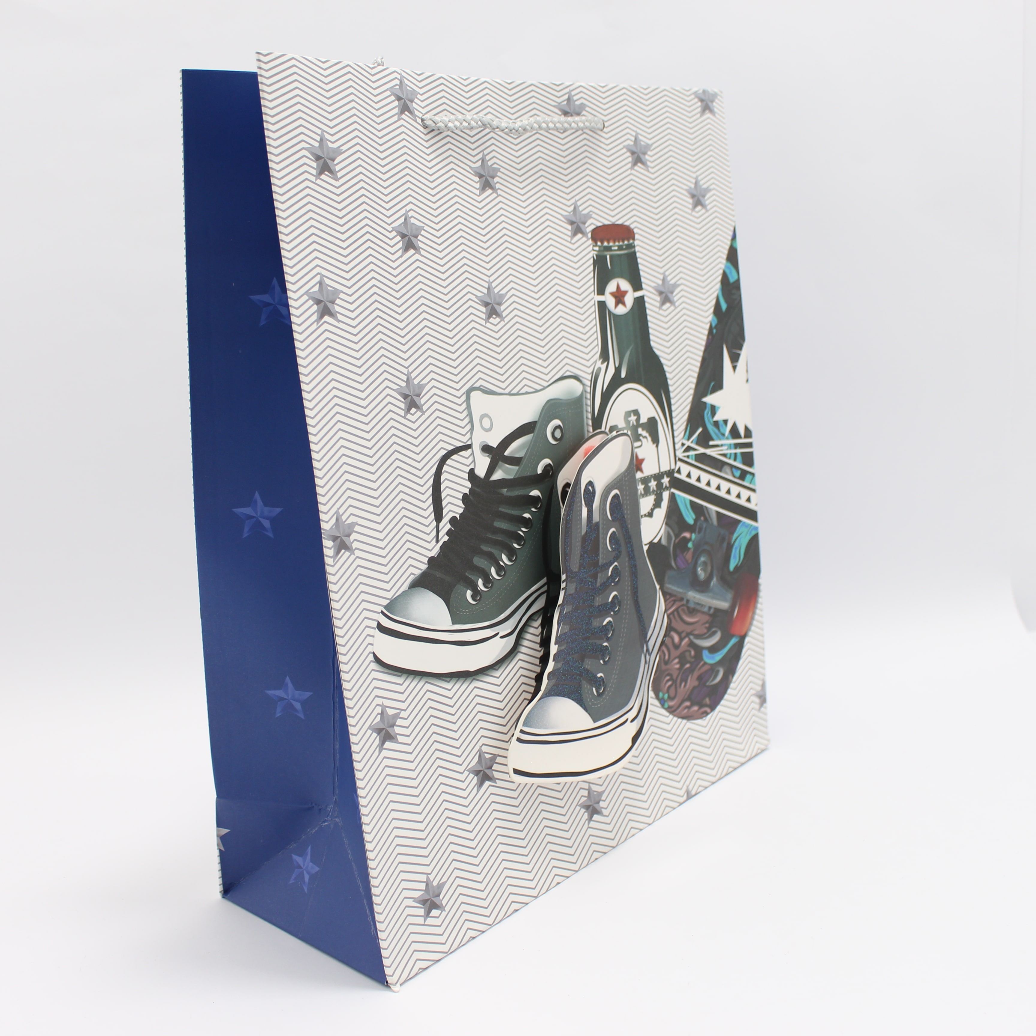 Miniatura 3 de Bolsa para regalo mediana rombos colore