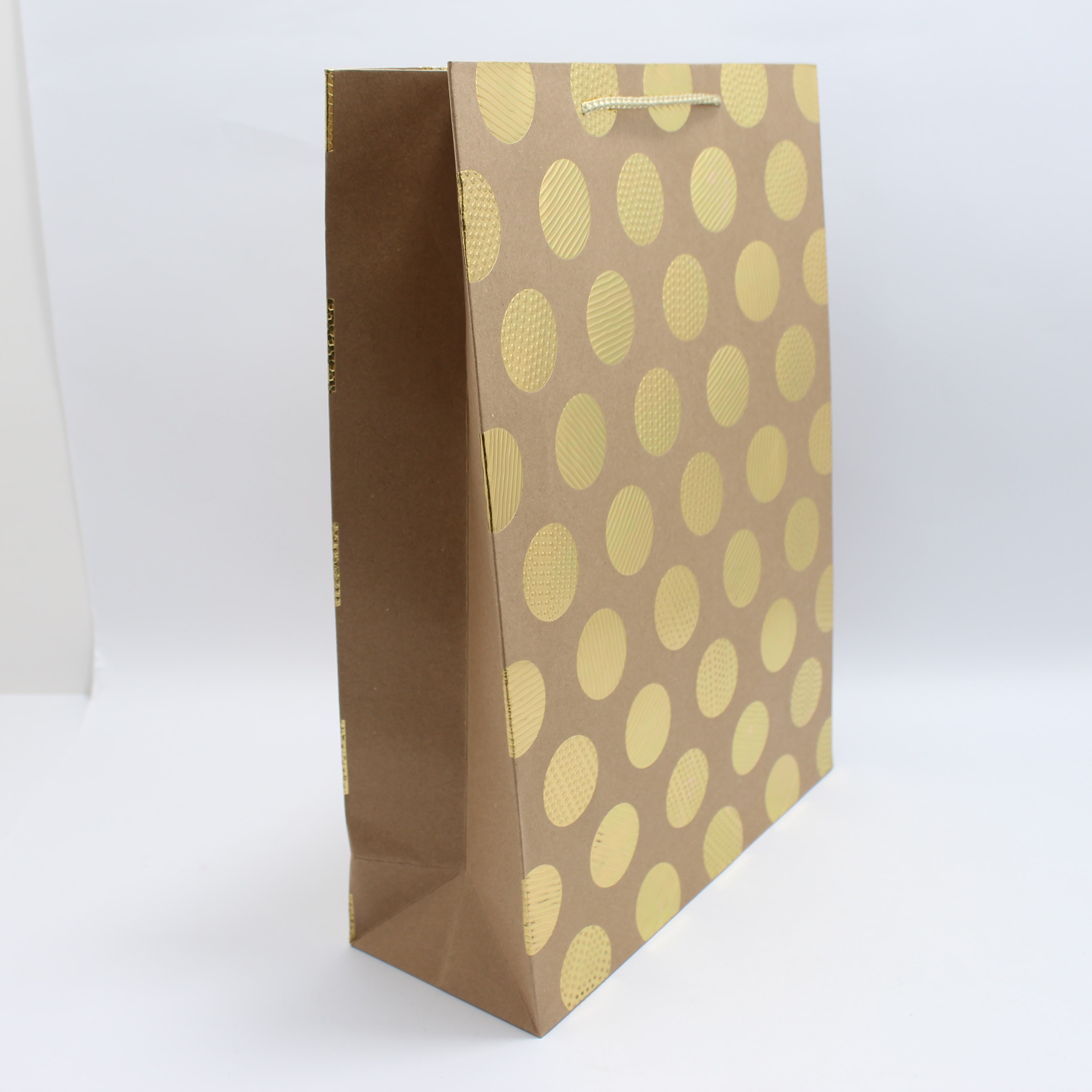 Miniatura 2 de Bolsa de regalo grande puntos metalizad