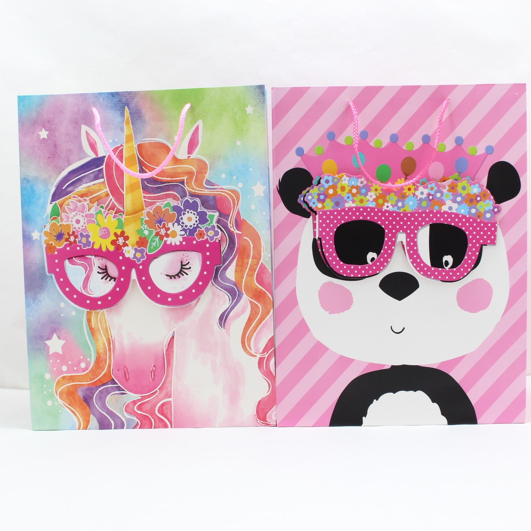 BOLSA REGALO TALLA L ANIMALES CON GAFAS